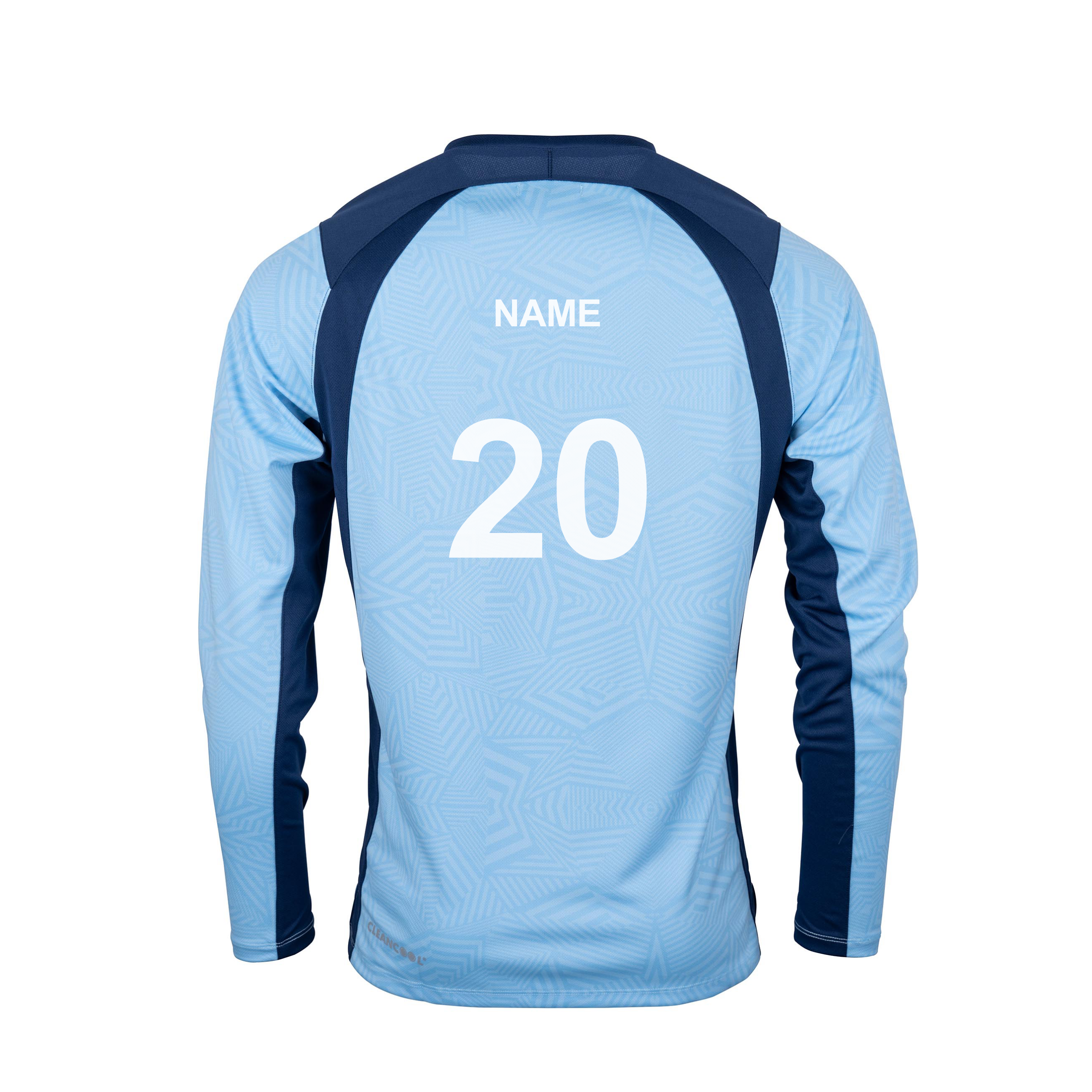 gray-nicolls-kings-hill-cc-pro-t20-maglia-manica-lunga-senior-navy-sky image 2