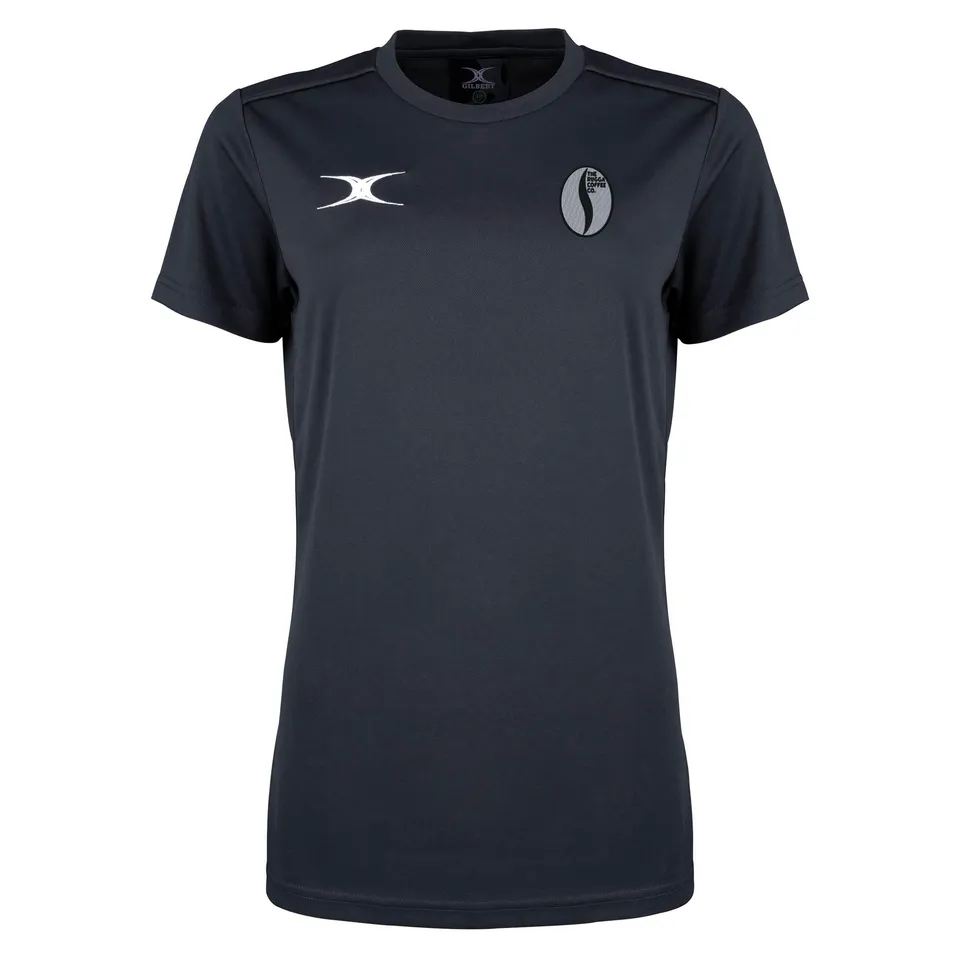 gilbert-rugby-rugga-coffee-photon-ii-t-shirt-uomo-nera-manica-corta image 1