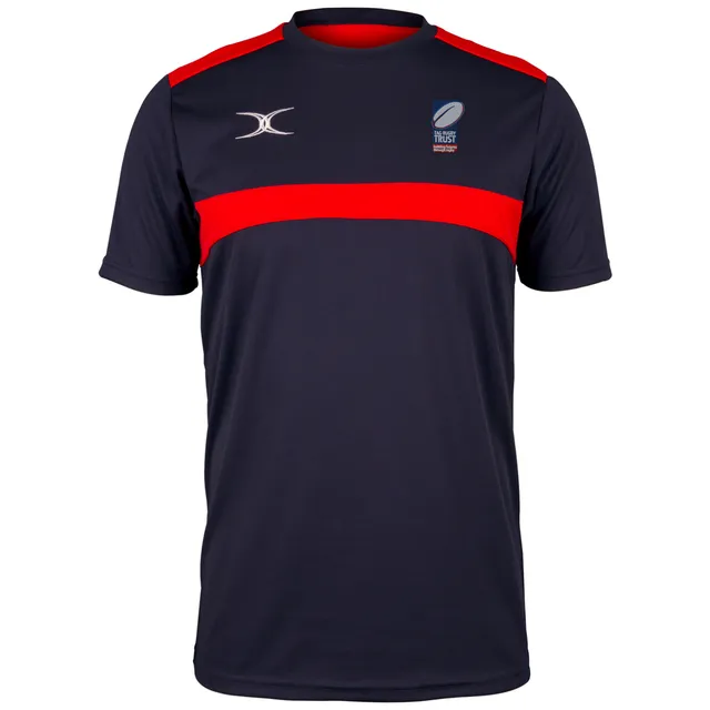 gilbert-rugby-tag-rugby-trust-photon-t-shirt-uomo-blu-navy-rosso image 1