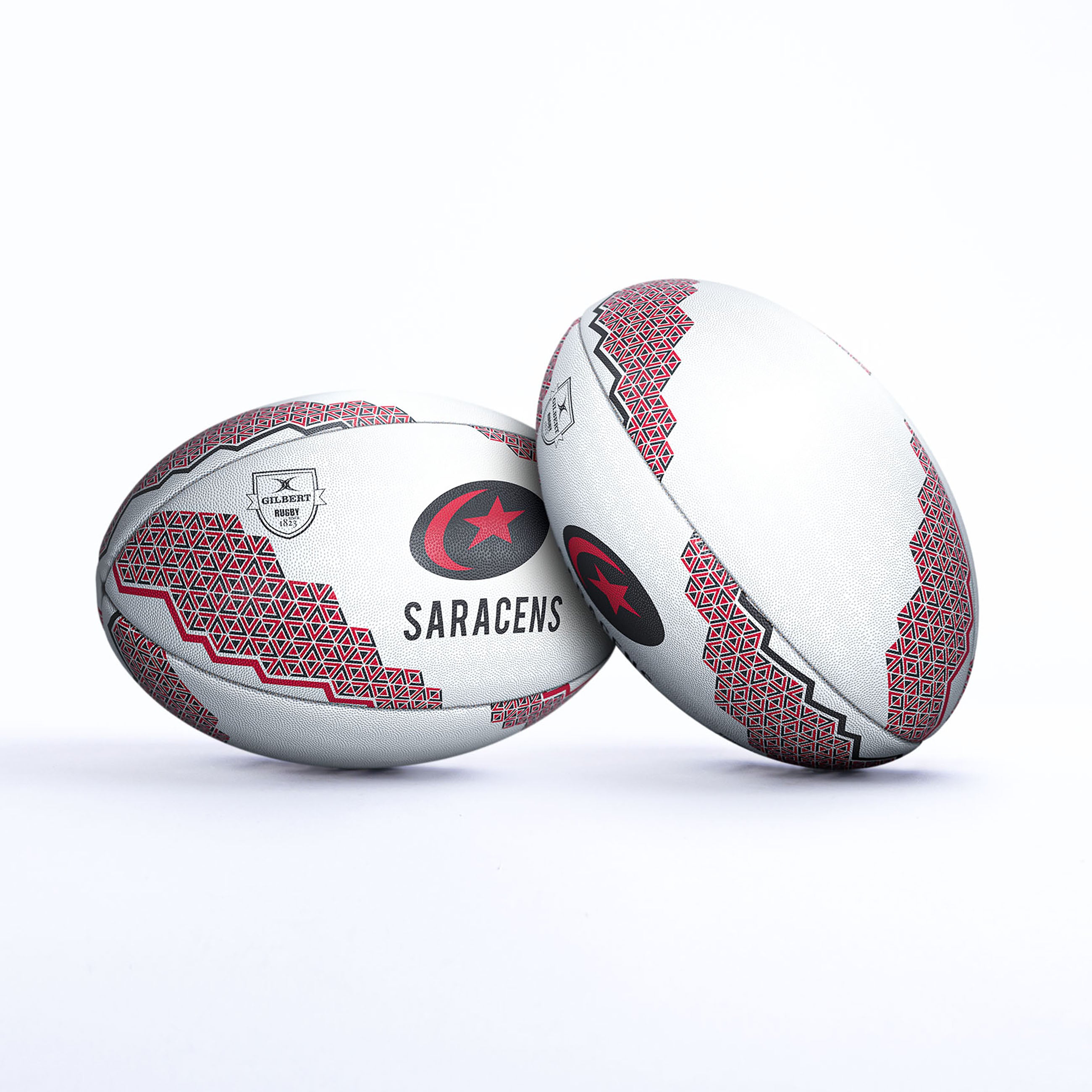 gilbert-rugby-pallone-supporter-saracens-misura-4-e-5 image 1