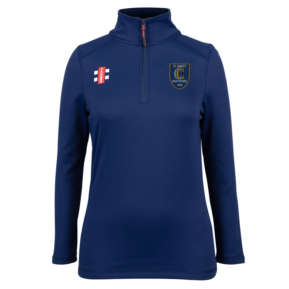 gray-nicolls-st-james-montefiore-women-s-storm-fleece-navy image 1