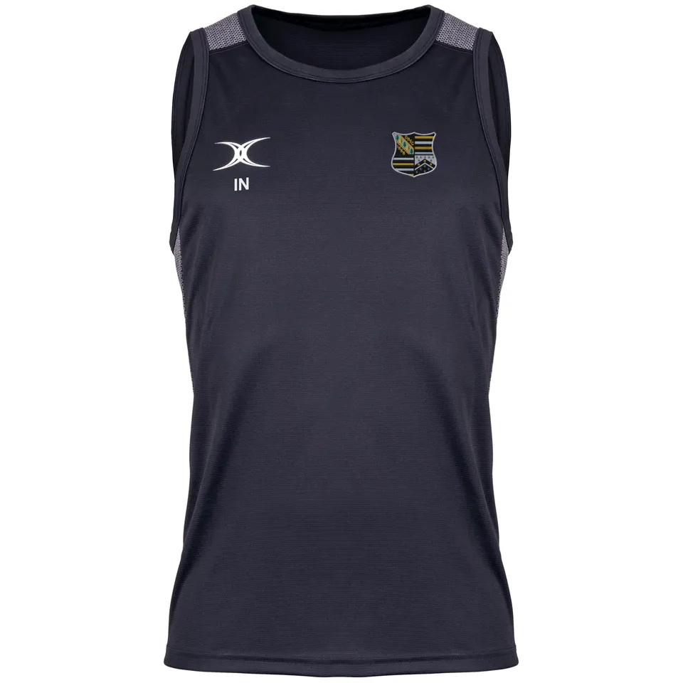 gilbert-rugby-oadby-wyggestonians-rfc-pro-canotta-uomo-nero image 1