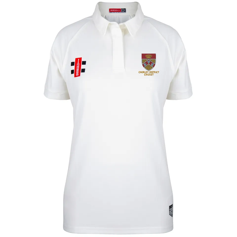 gray-nicolls-chorley-district-cc-matrix-v2-maglia-cricket-manica-corta-donna-avo image 1