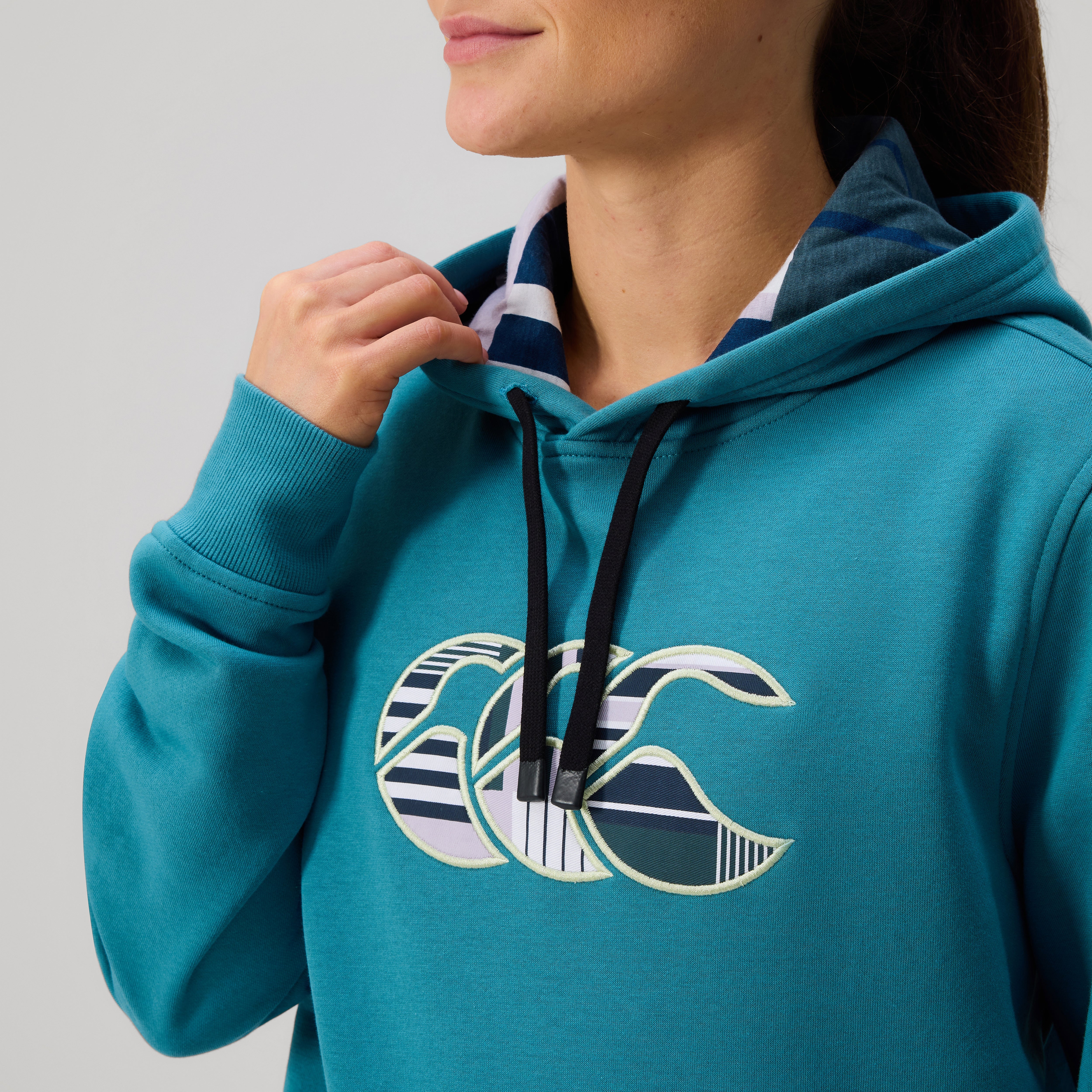 canterbury-uglies-felpa-con-cappuccio-donna-blu image 8