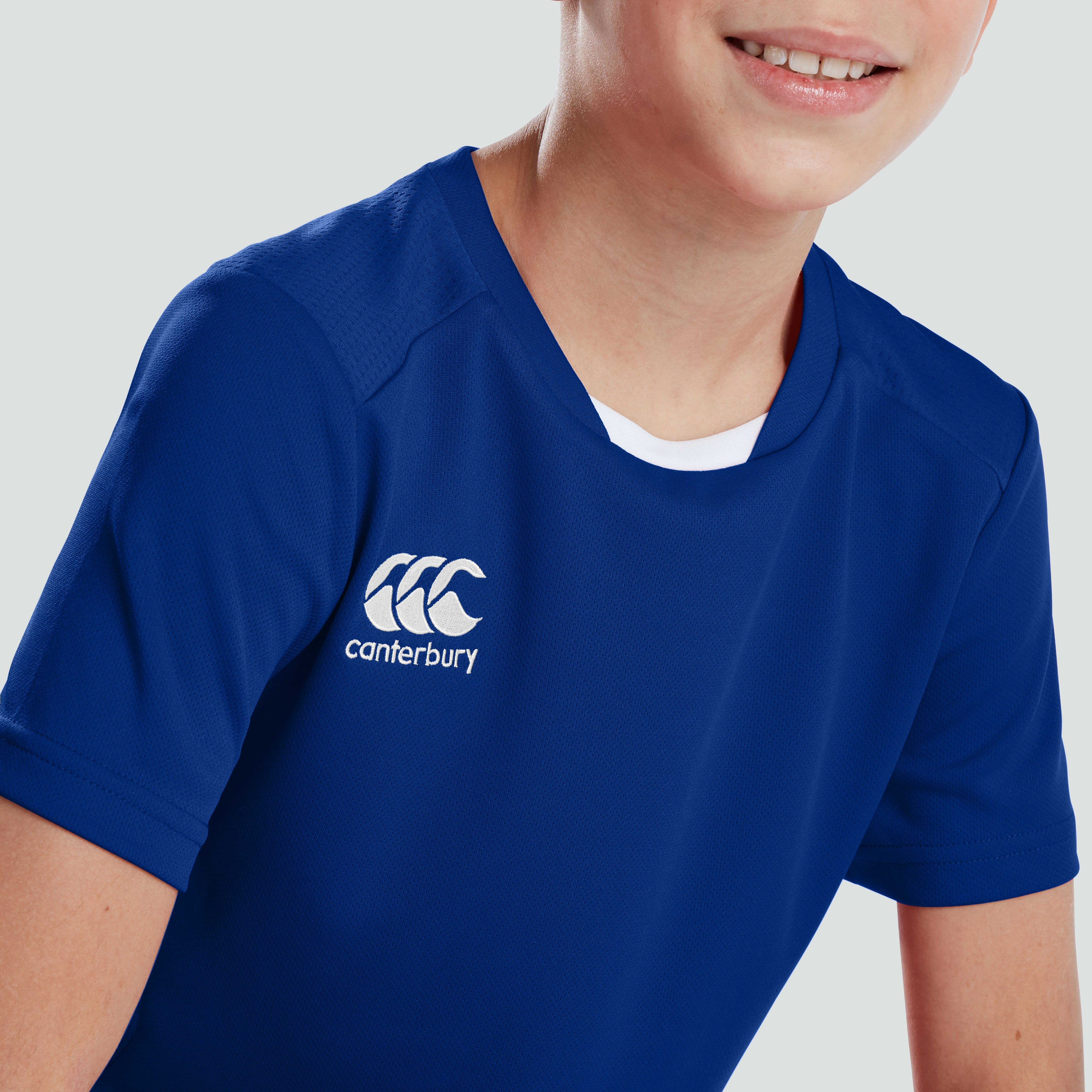 canterbury-club-dry-tee-maglia-rugby-junior-unisex-blu image 5