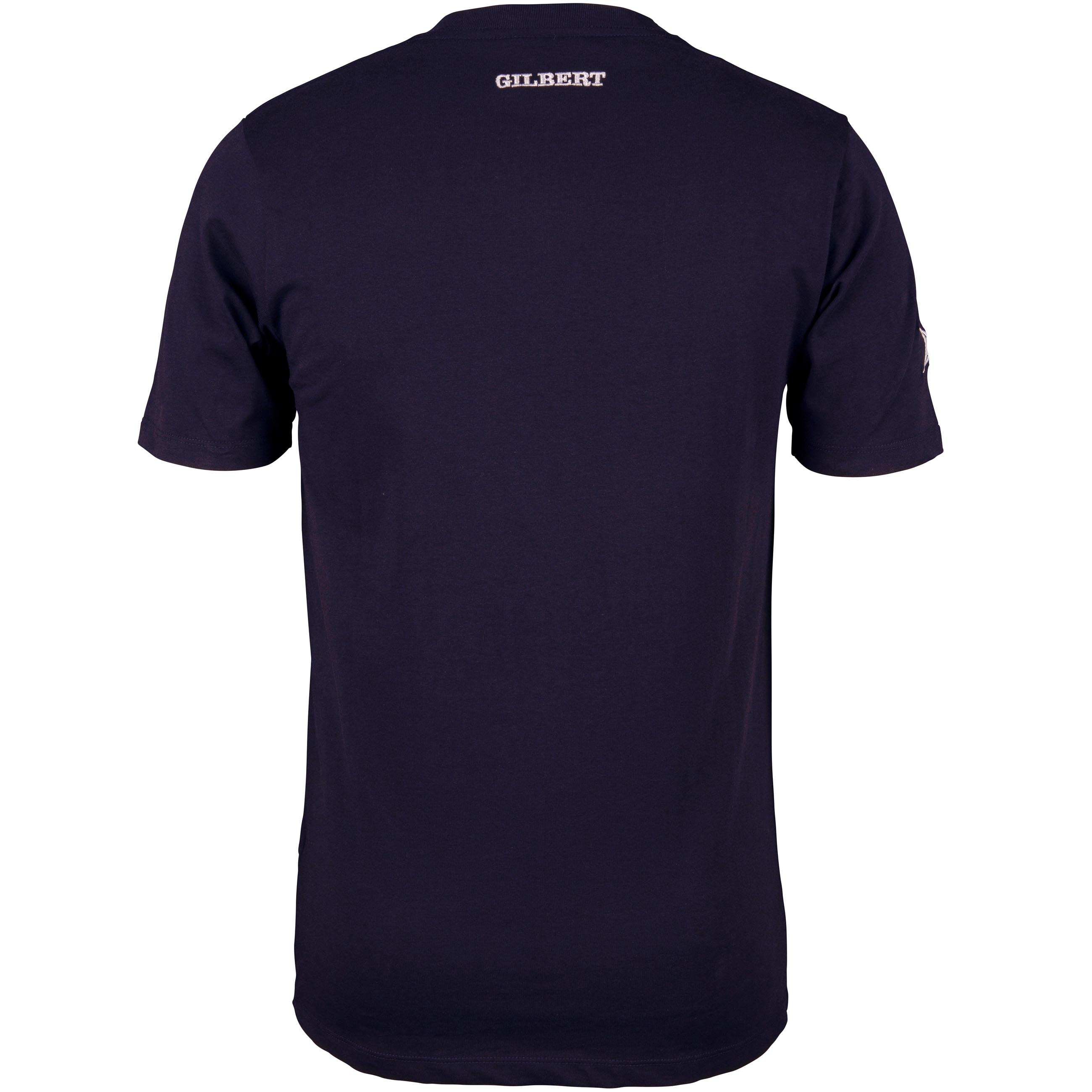 gilbert-rugby-quest-t-shirt-uomo-cotone-organico-nero-blu-navy image 5