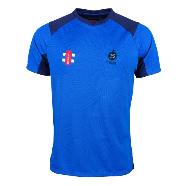 gray-nicolls-pro-performance-v2-maglia-t20-manica-corta-senior-middlesex-cag-roy image 1