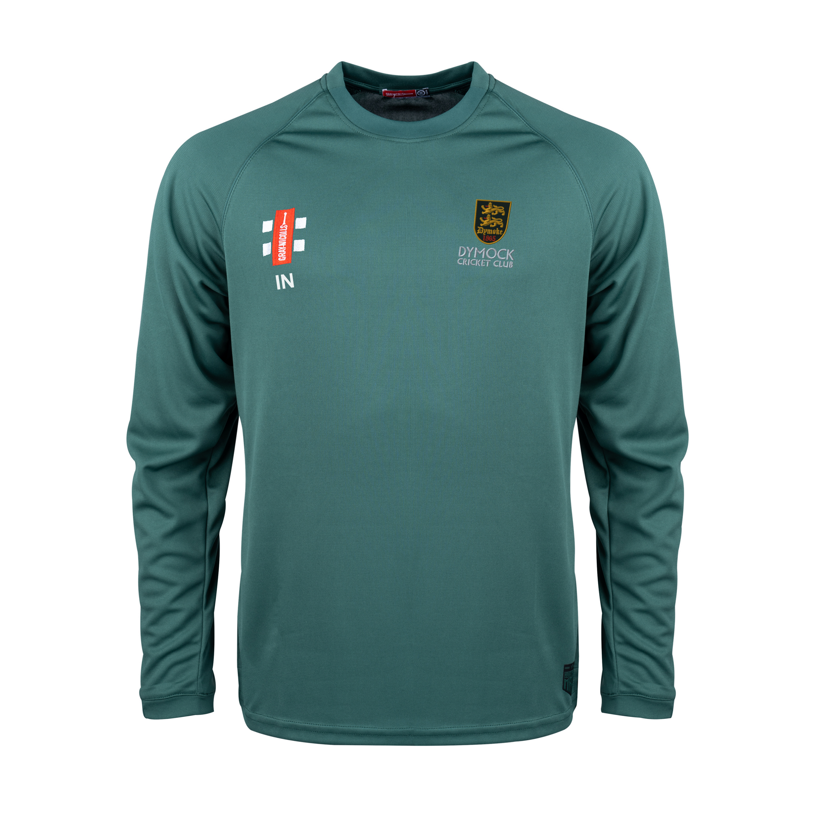 gray-nicolls-matrix-v2-l-s-tee-junior-dymock-cc-verde image 1