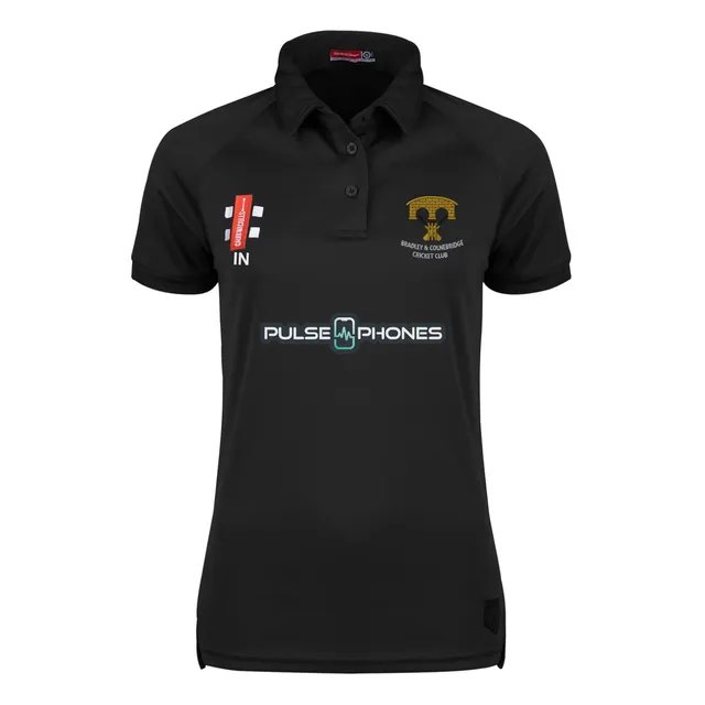gray-nicolls-matrix-v2-polo-s-s-donna-nero-bradley-colnebridge-cc image 1
