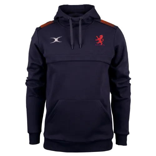 gilbert-rugby-london-scottish-f-c-uomo-photon-felpa-cappuccio-blu-navy image 1
