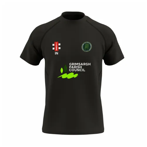 gray-nicolls-grimsargh-cricket-club-junior-gts-t-shirt-manica-corta-nero image 1
