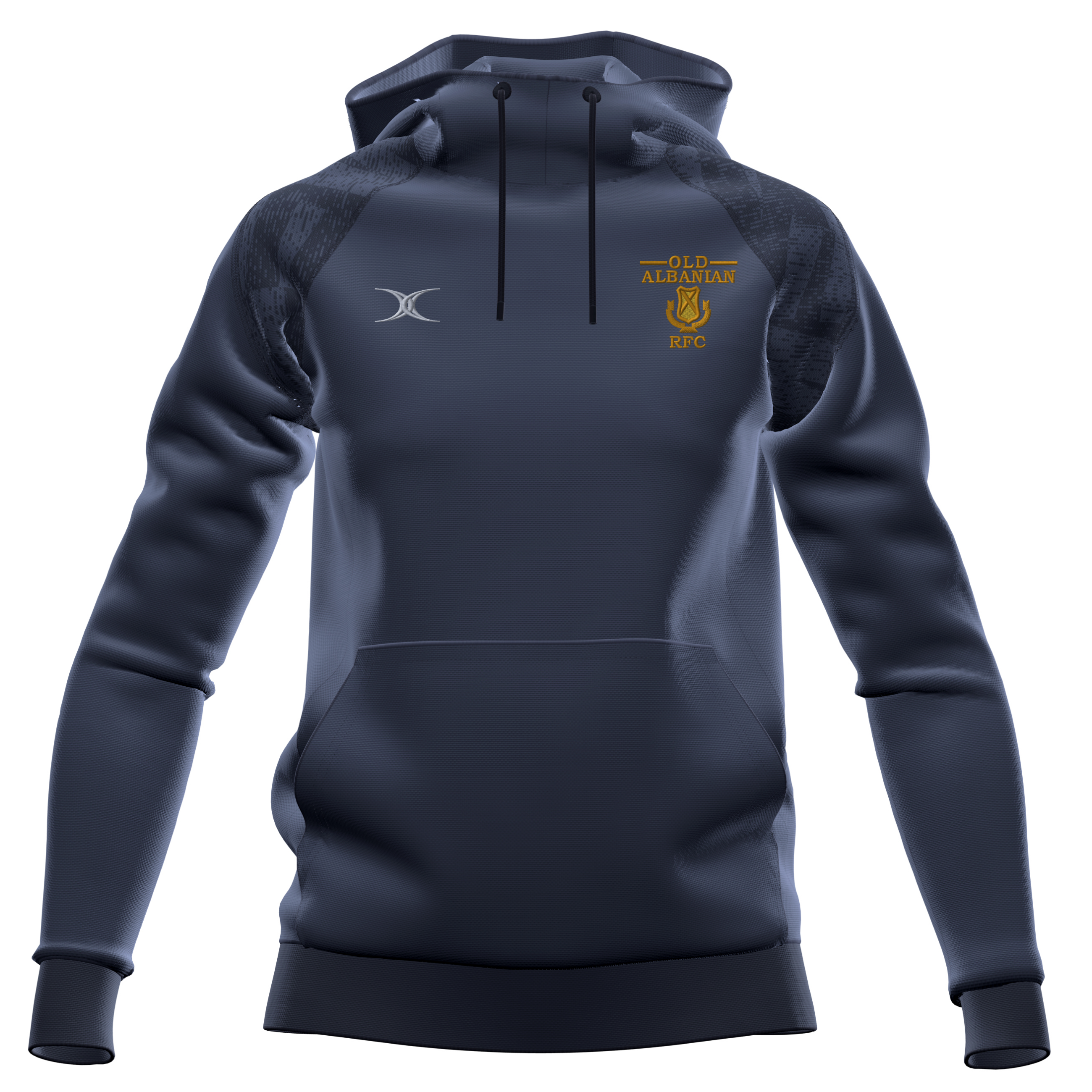 gilbert-rugby-old-albanians-rfc-gts-felpa-hoodie-donna-blu-navy-scuro image 1