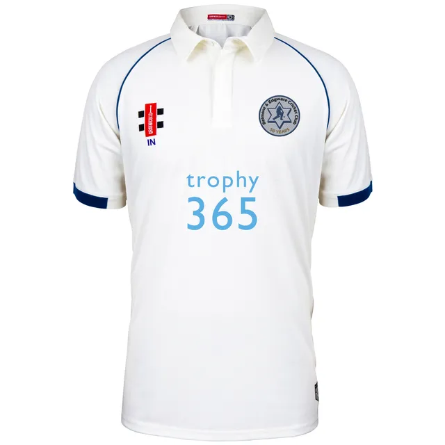gray-nicolls-belmont-edgware-cc-senior-matrix-v2-maglia-cricket-avorio-navy image 1