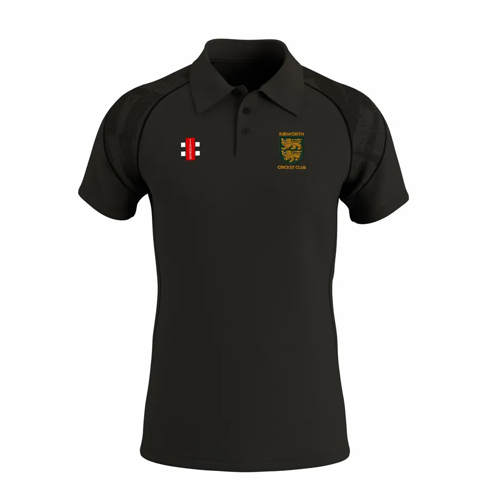gray-nicolls-kibworth-cc-senior-gts-polo-manica-corta-nera image 1