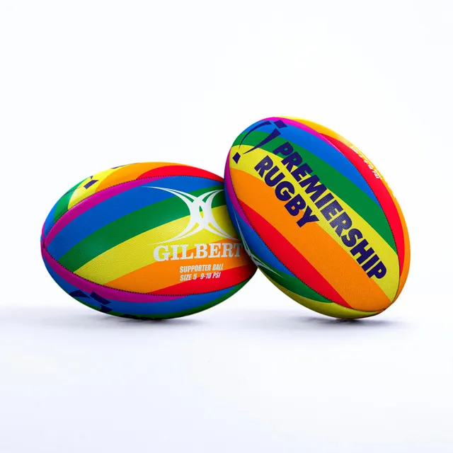 gilbert-rugby-rainbow-premiership-rugby-ball-pallone-supporter-misura-5 image 1