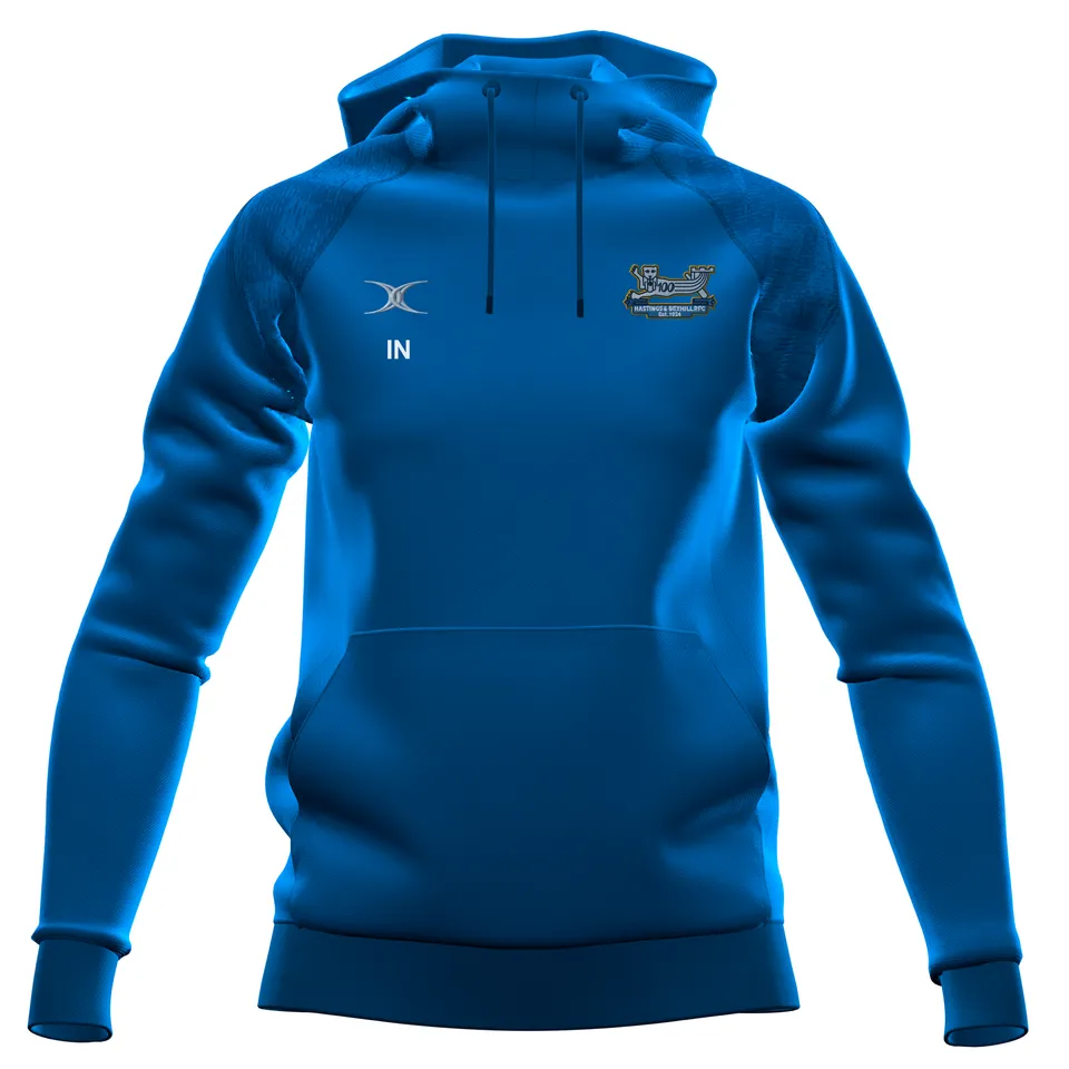 gilbert-rugby-hastings-bexhill-rfc-gts-felpa-hoodie-donna-royal image 1