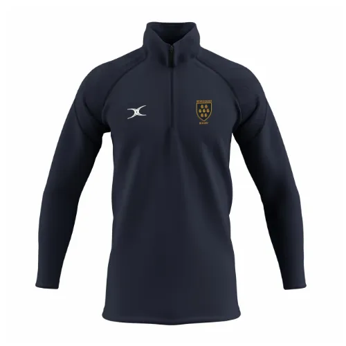 gilbert-rugby-sevenoaks-rfc-gts-pile-1-4-zip-uomo-blu-navy image 1