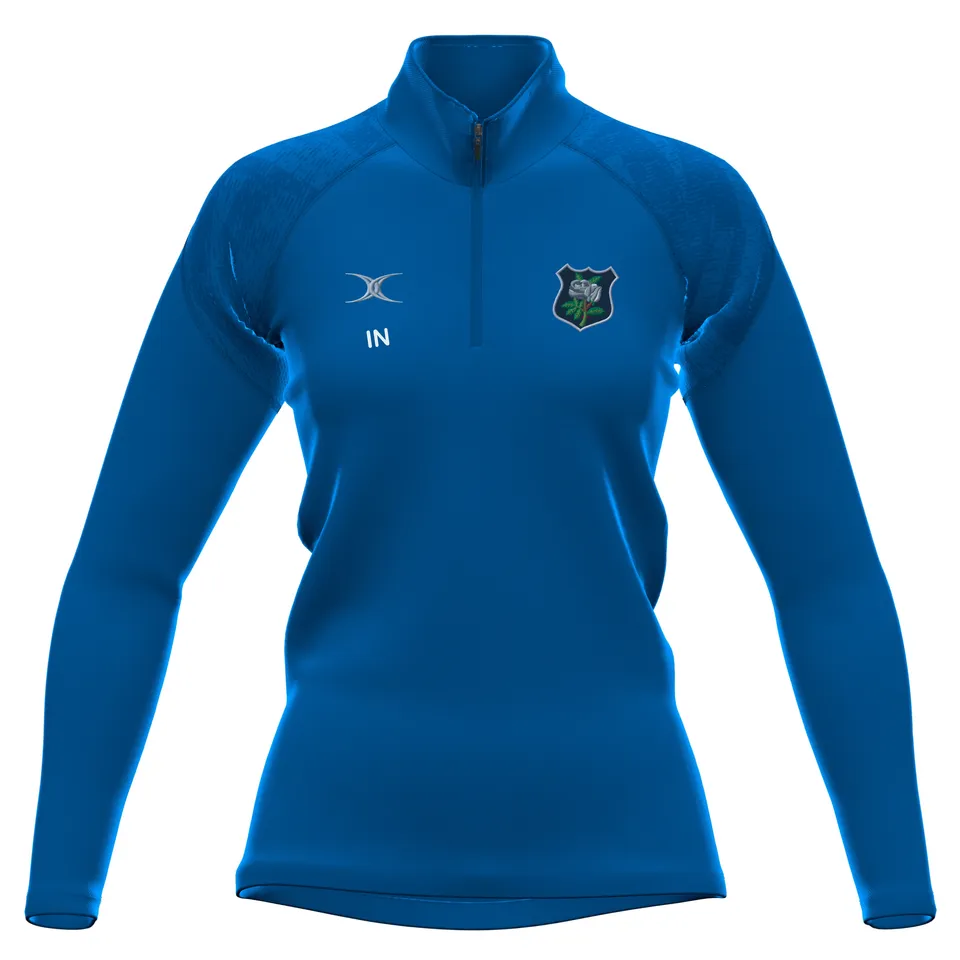 gilbert-rugby-yorkshire-rfu-gts-felpa-donna-1-4-zip-royal image 1