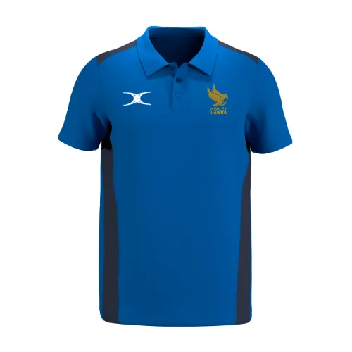 gilbert-rugby-henley-hawks-atom-polo-unisex-blu-royal-blu-navy image 1