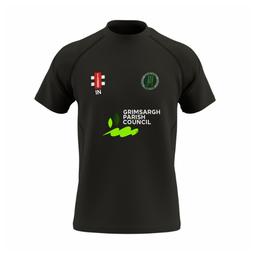 gray-nicolls-grimsargh-cricket-club-senior-gts-t-shirt-manica-corta-nero image 1