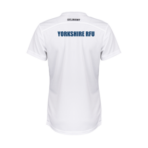 gilbert-rugby-yorkshire-rfu-photon-ii-t-shirt-manica-corta-bianca-junior image 2