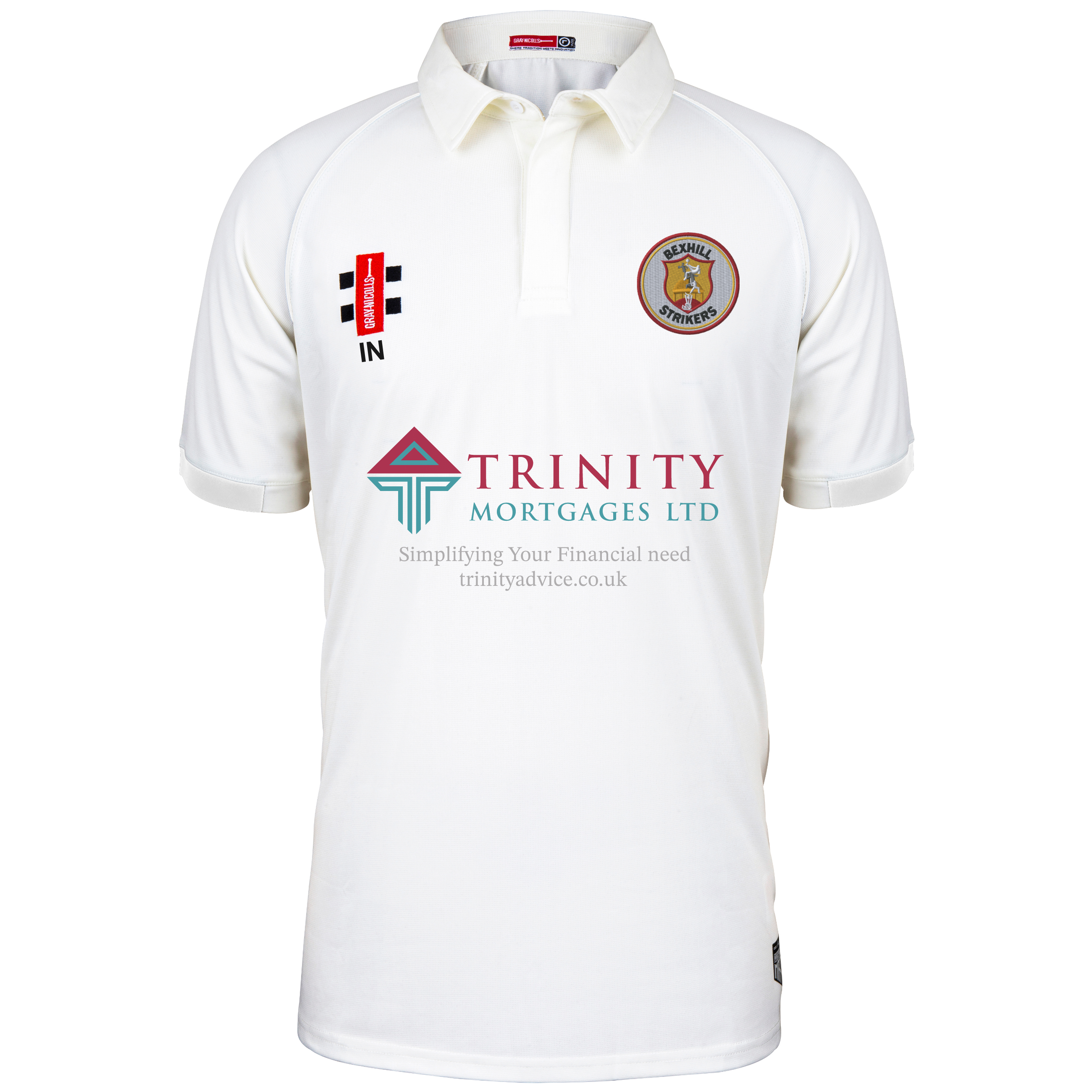 gray-nicolls-matrix-v2-maglia-cricket-manica-corta-senior-bexhill-strikers-avori image 1
