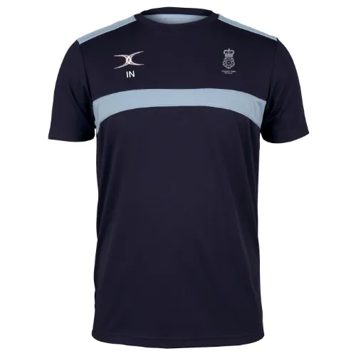 gilbert-rugby-hampshire-referees-adult-photon-t-shirt-blu-navy-azzurro image 1