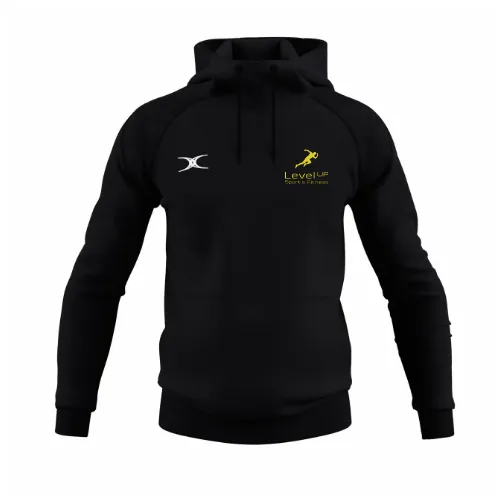 gilbert-rugby-gts-felpa-con-cappuccio-junior-levelup-nero image 1