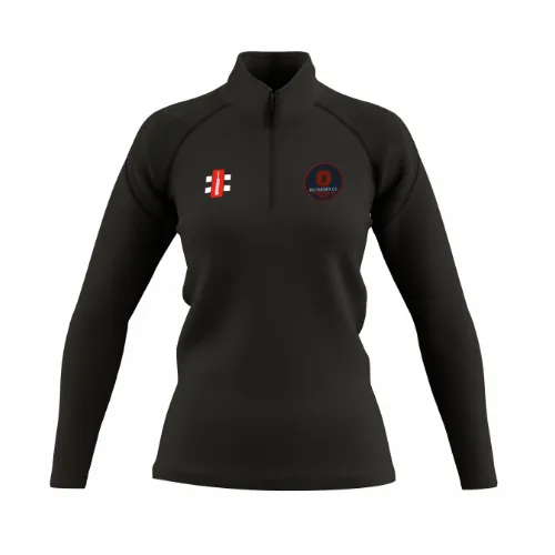 gray-nicolls-gts-pile-1-4-zip-donna-nero-bg-faders image 1