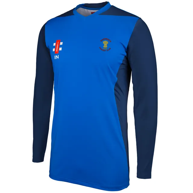 gray-nicolls-sandbach-cricket-club-pro-performance-t20-maglia-cricket-manica-lun image 1