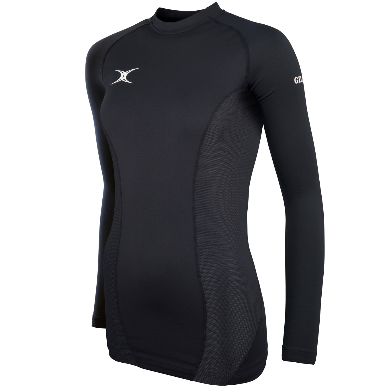 gilbert-rugby-atomic-ii-baselayer-top-termico-donna-nero image 5