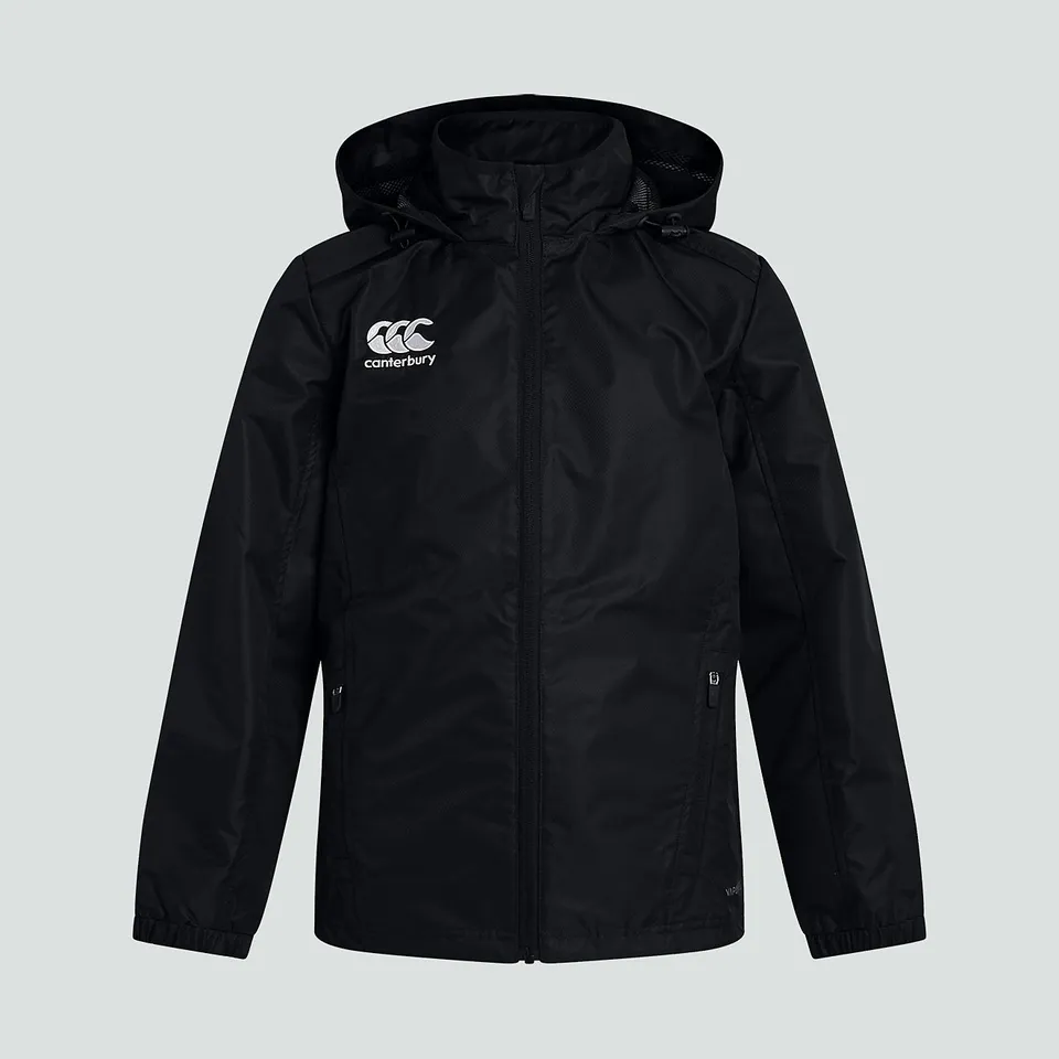 canterbury-club-vaposhield-giacca-antipioggia-full-zip-junior-unisex-nero image 1