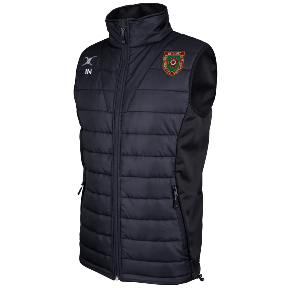 gilbert-rugby-petersfield-rfc-pro-gilet-smanicato-uomo-nero image 1