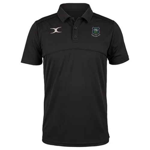 gilbert-rugby-photon-ii-polo-manica-corta-senior-yorkshire-pdg-nero image 1