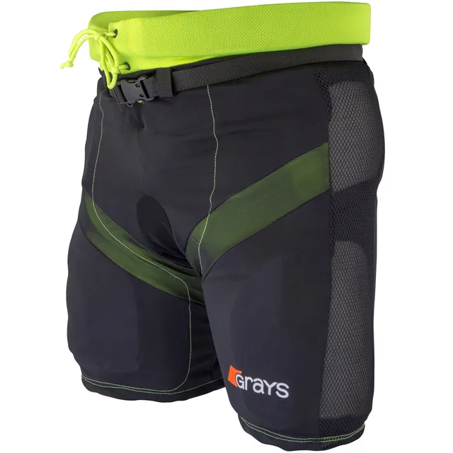 grays-nitro-pantaloncino-portiere-junior-imbottito-nero-giallo-fluo image 1