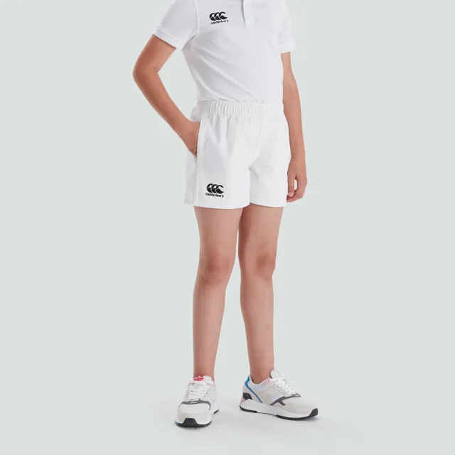 canterbury-professional-pantaloncino-rugby-cotone-junior-unisex-bianco image 1