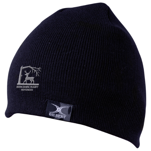 gilbert-rugby-pro-berretto-beanie-berkshire-rugby-referees-society-blu-navy image 1