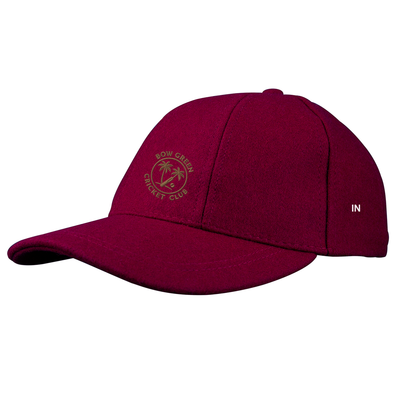 gray-nicolls-bow-green-cc-cappellino-melton-bordeaux-adulto-taglia-unica image 1
