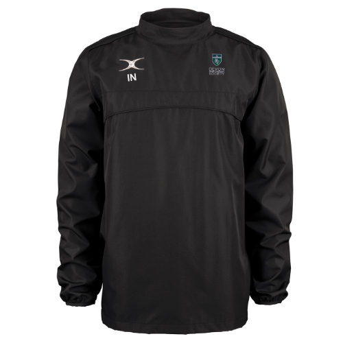 gilbert-rugby-devon-referees-adulto-giacca-warm-up-photon-nera image 1