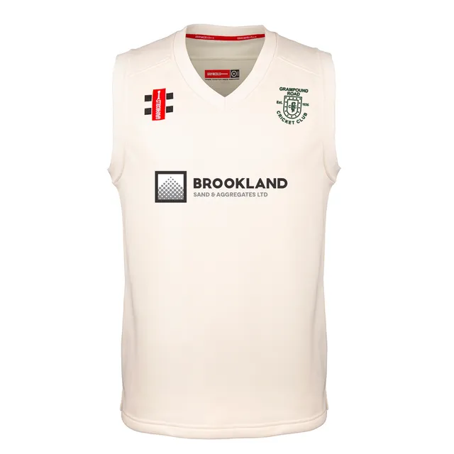 gray-nicolls-pro-performance-slipover-match-adulto-grampound-road-cc-avorio image 1