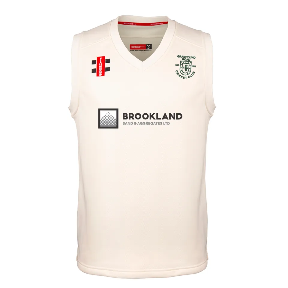 gray-nicolls-pro-performance-slipover-match-adulto-grampound-road-cc-avorio image 1