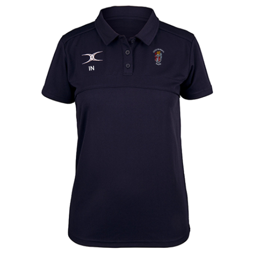 gilbert-rugby-cccu-rugby-photon-ii-polo-donna-manica-corta-blu-navy image 1