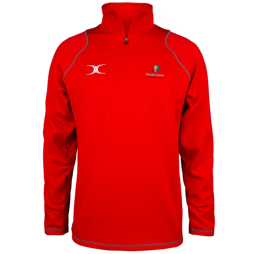 gilbert-rugby-wooden-spoon-quest-pile-junior-rosso-con-zip-1-4 image 1