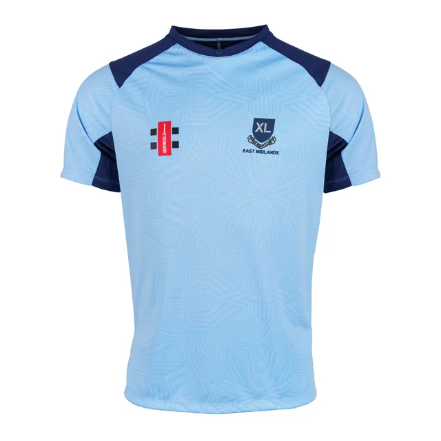 gray-nicolls-the-forty-club-maglia-pro-t20-manica-corta-senior-navy-sky-east-mid image 1