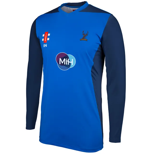gray-nicolls-dunstall-cc-maglia-t20-pro-performance-manica-lunga-royal-navy image 1