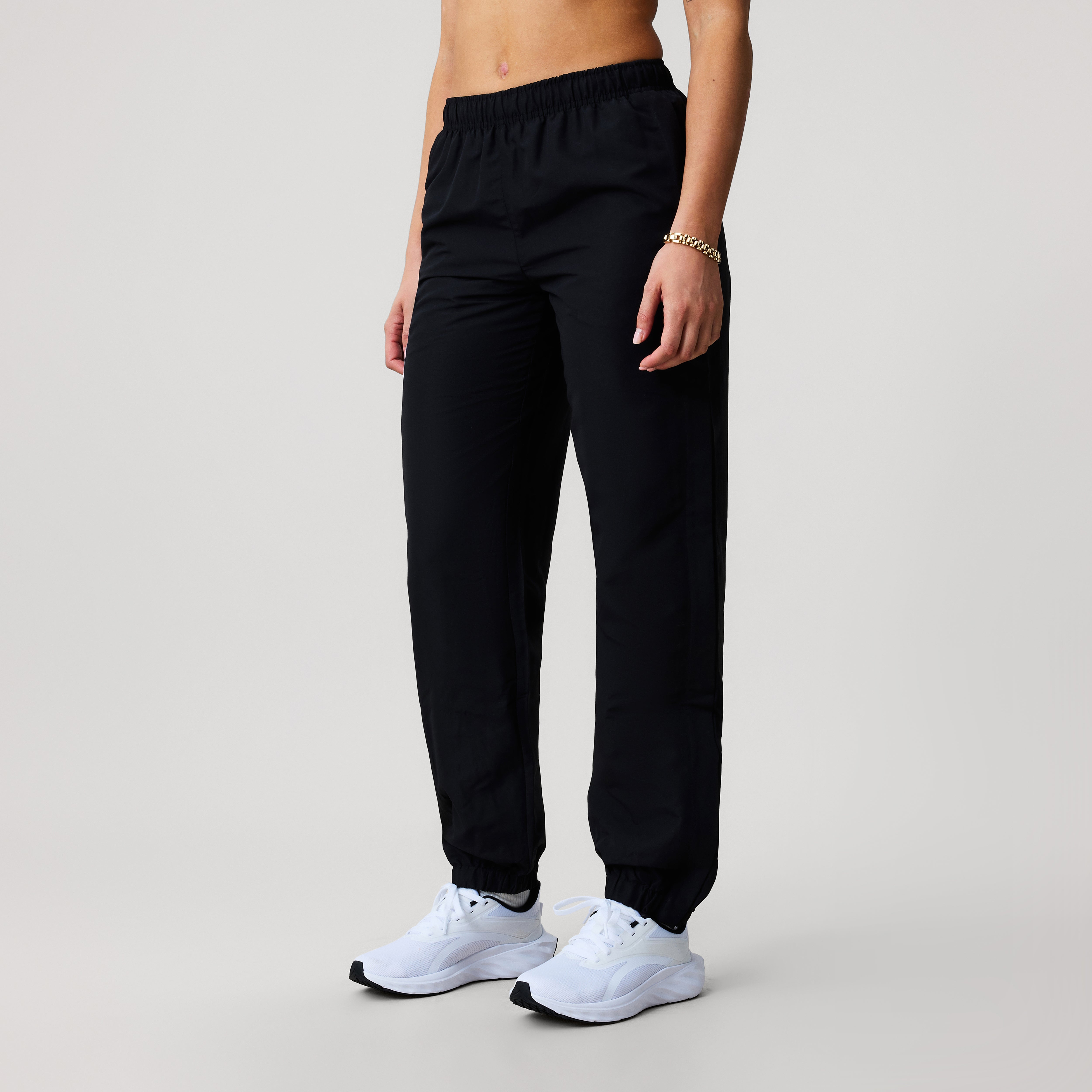 canterbury-cuffed-hem-stadium-pant-donna-nero-pantalone-tuta-con-zip image 2