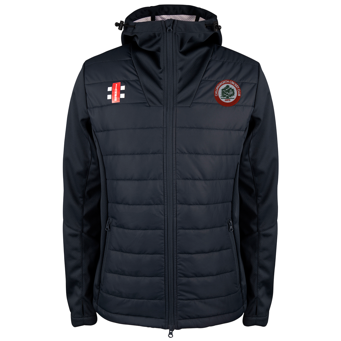 gray-nicolls-cullingworth-cc-giacca-allenamento-pro-performance-nera-adulto image 1
