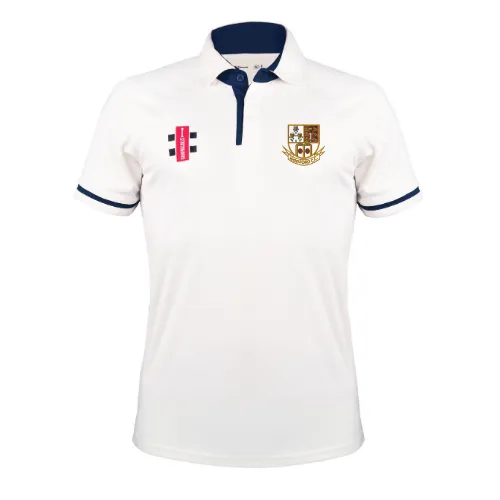 gray-nicolls-pro-performance-v3-maglia-cricket-manica-corta-senior-avorio-navy-w image 1