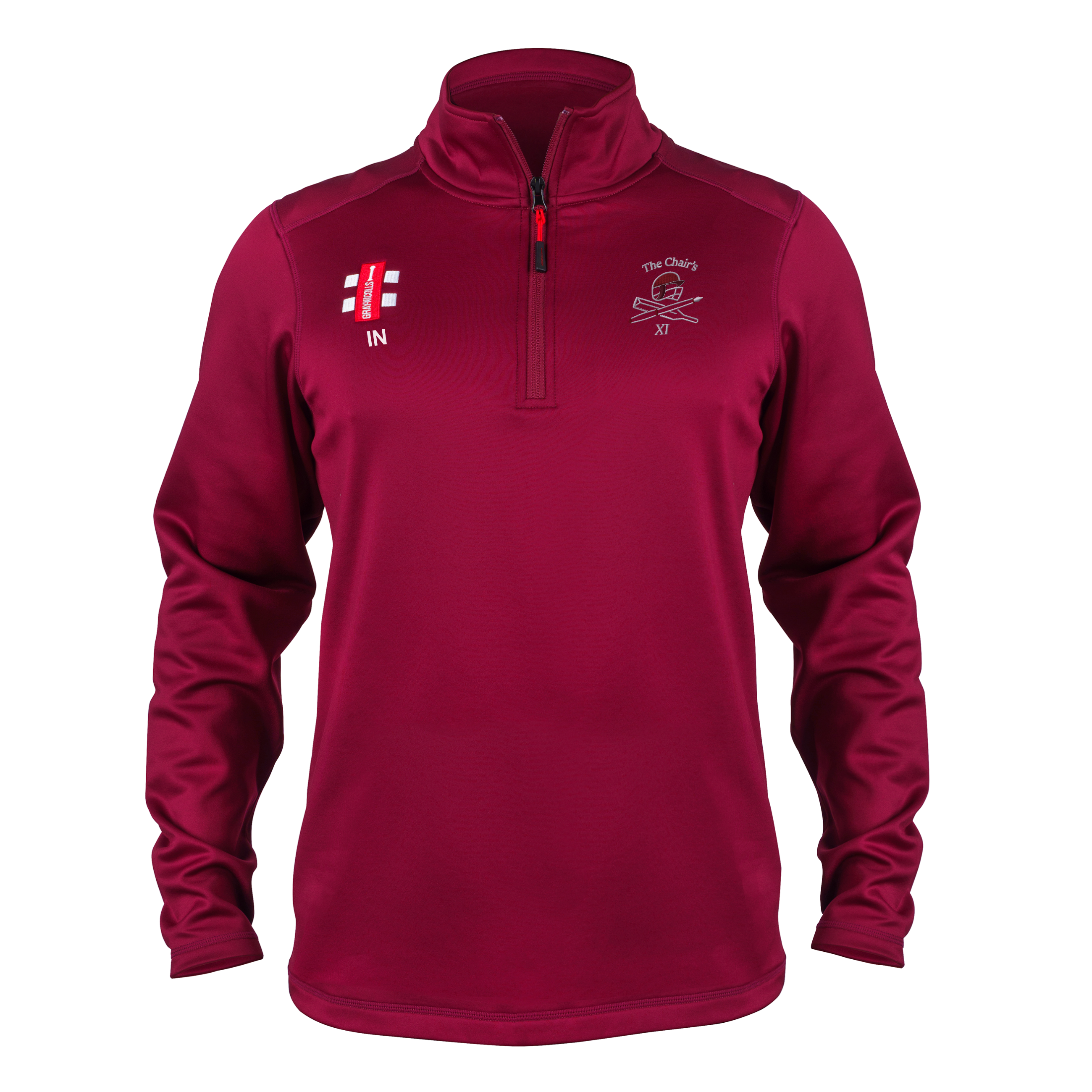 gray-nicolls-the-chairs-xi-storm-pile-termico-bordeaux-senior image 1