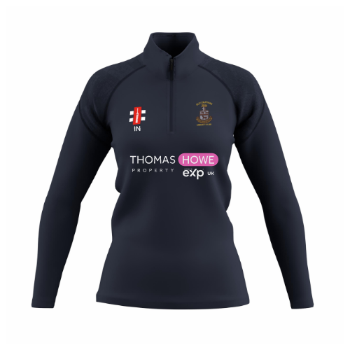 gray-nicolls-old-colfeians-cc-gts-1-4-zip-fleece-donna-dark-navy image 1
